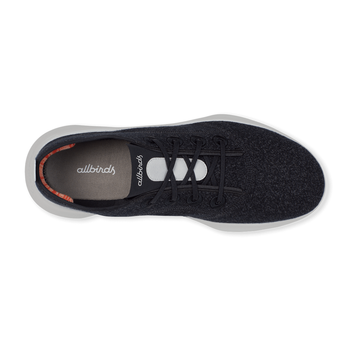 Women's SuperLight Wool Runners - Natural Black (Light Grey Sole)